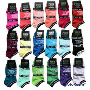 NEW   5 pack logo ankle/ no show socks